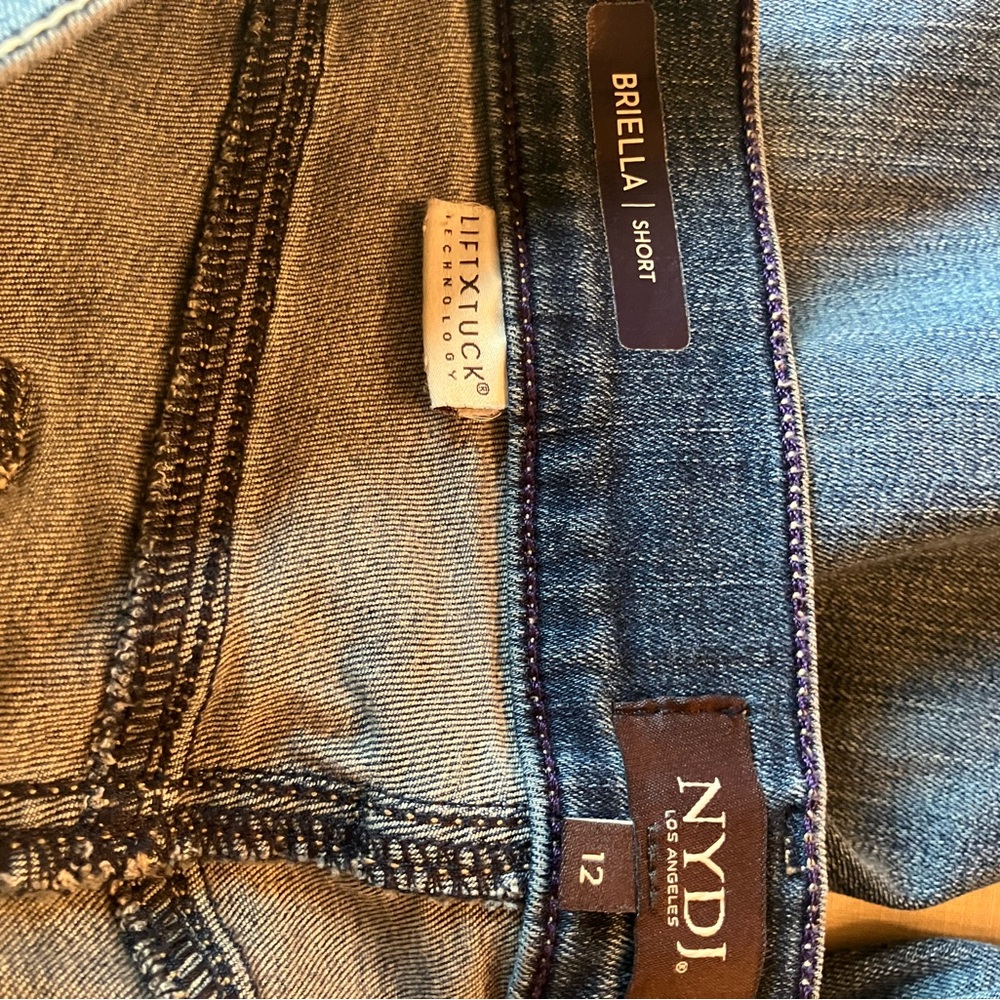 NYDJ Blue Denim Shorts - Picture 3 of 4